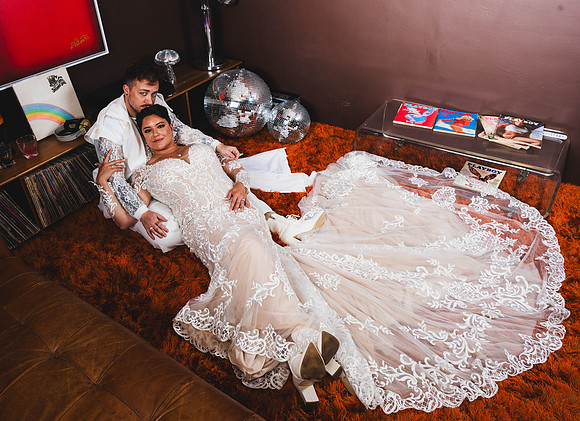 Liz & Elliott from above