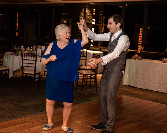 Caitlin & Jake wedding Mary & Jake dancing