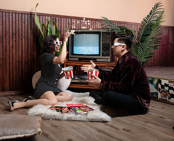 Adriana & Tyler 3D popcorn