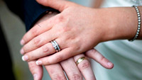 Artistic rings hands