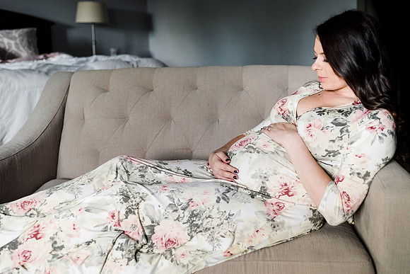 Maternity on couch