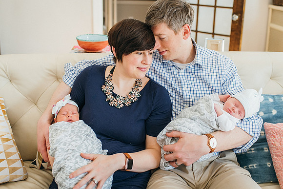 Maternity with twins