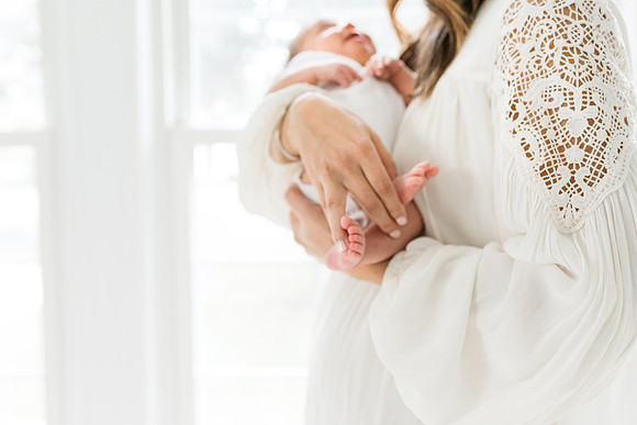 Maternity with little feet