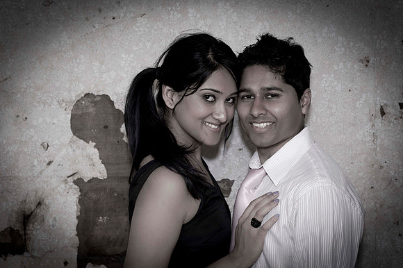 Indian Bride and Groom Engagement shoot 5