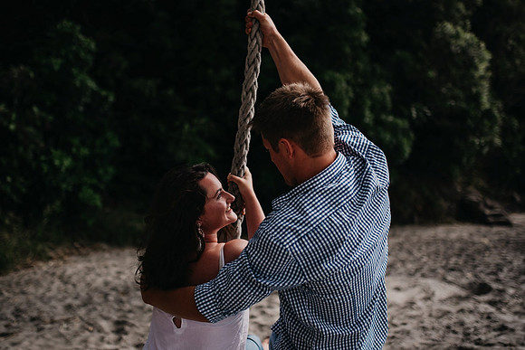 Engagement 18 with rope from behind