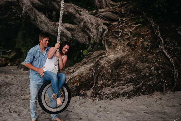 Engagement 17 with tire swing